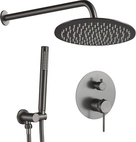 Set de dus incastrat Rea Lungo Grip Gun Grey + BOX
