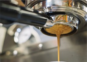 Tablou pe sticlă - espresso (70x50 cm)