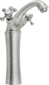 Baterie argintiu-mat pentru chiuvetă înaltă Antea – Sapho