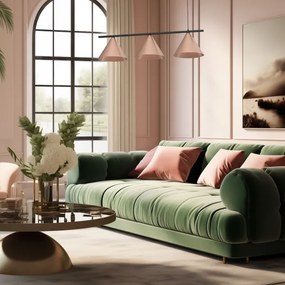 Suspensie pe cablu CAPITAL, 3x GX53, 15 W, 230 V, aur roz