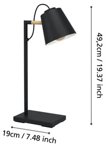 Eglo 900626 - Lampă LED reglabilă cu încărcare wireless LACEY, LED/5,5W/230V