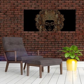Tablou - Buddha auriu (120x50 cm)