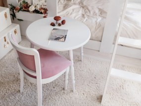 Masa cu scaun pentru copii Magenta tapitat