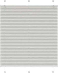 vidaXL Jaluzea plisată gri deschis 115x150 cm Lățime țesătură 114,4 cm