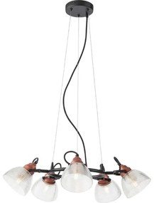 Abajur de rezervă Redo A01-1451 RIDGE E27 transparent