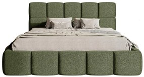 Pat matrimonial 160 cm Cirsten 160B (cu somieră) (măslin). 1099510