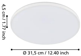 Eglo 99338 - Plafonieră LED CRESPILLO LED/18W/230V
