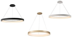 Lustra LED inteligenta design circular NISEKO II Gold 65cm