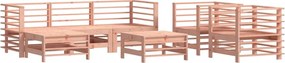vidaXL Set mobilier de grădină, 7 piese, lemn masiv douglas