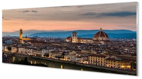 Tablouri acrilice munți catedrală Italia Panorama