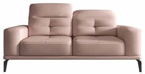 Canapea fixa 2 locuri roz prafuit Torrense
