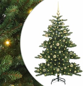 vidaXL Brad de Crăciun artificial cu ramuri articulare Verde 150 cm