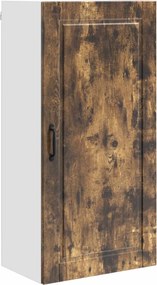 vidaXL Dulap de bucătărie cu raft Stejar fumuriu 50 x 31 x 100 cm