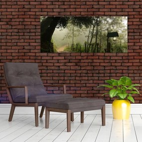 Tablou cu ceața de dimineața (120x50 cm)