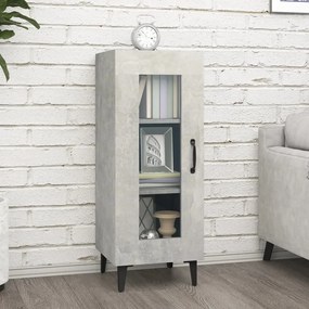 vidaXL Dulap, gri beton, 34,5x34x90 cm, lemn compozit