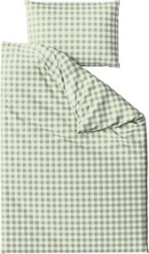 Lenjerie de pat din bumbac NORDIC CHECK verde Dimensiune lenjerie de pat: 70 x 90 cm | 140 x 200 cm