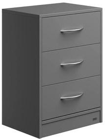 Noptieră ELOISE cu iluminare, 54x39x28cm, antracit Casaria