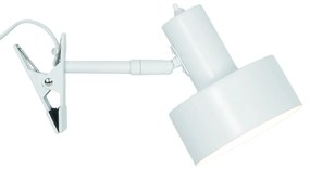 Veioza/ Lampa cu clips/ clema de birou Matis alb