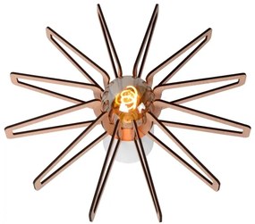 Plafonieră Lucide 77184/45/31 ZIDANE 1xE27/15W/230V alb/maro