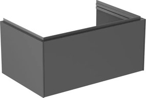 Dulap baza suspendat Ideal Standard Atelier Conca 1 sertar antracit mat 80 cm