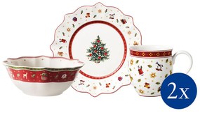 Set mic dejun  pentru 2, motiv de Crăciun, Toy's Delight, 6 buc - Villeroy & Boch