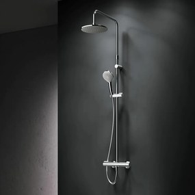 Coloana de dus cu baterie termostatata AM.PM Gem para cu 3 functii finisaj crom lucios