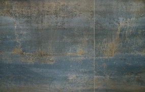Masa extensibila Luciano marmura albastra/negru L180-230 cm