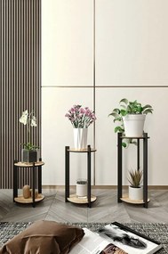 Suport pentru flori Flower Desk Round - Oak