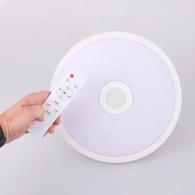 Corp de iluminat LED RGB pentru baie cu difuzor RAFFY LED/18W/230V IP44 Globo + telecomandă