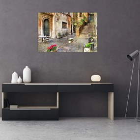Tablou - Străzile vechi din Roma (90x60 cm)