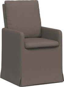 vidaXL Scaune de dining 2 pcs Gri deschis 57 x 67 x 98 cm in