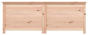 Cutie de perne de exterior 150x50x56 cm din lemn masiv de brad natural, 150 x 50 x 56 cm