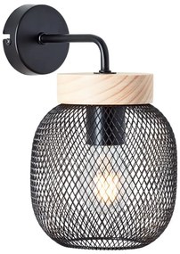 Brilliant - Lampă de perete GIADA 1xE27/40W/230V neagră