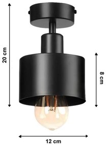 Lustră aplicată BODO 1xE27/60W/230V