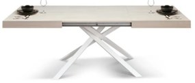 MASA TIFANY BLAT OLMO PERLA - 160 cm / 90 cm / h 77 - ALB