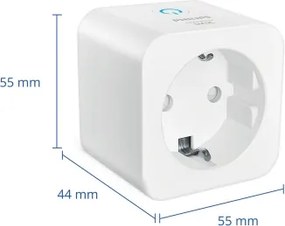 Philips - Set de 2 prize inteligente SCHUKO 2300 W, Wi‑Fi