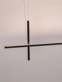 Lustra LED suspendata stil minimalist LOOMA negru