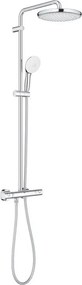 Coloana de dus cu termostat Grohe Tempesta 250 finisaj crom lucios