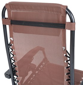 Scaun de plajă pentru grădină 4Home Relax, maro