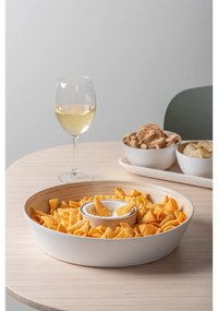 Bol de servire alb din bambus ø 30 cm Puro – PT LIVING