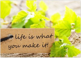 Tablou - Citat (70x50 cm)