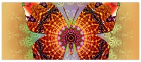 Tablou - Fluture etno (120x50 cm)
