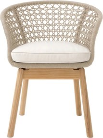 Scaun design natural pentru interior si exterior Trinity