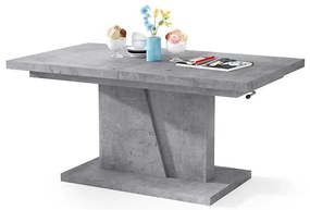 Măsuță de cafea pliabilă cu blat rabatabil NINO gri