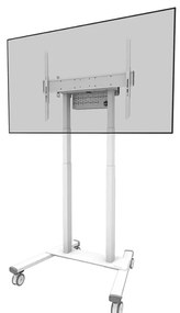 Stand podea mobil NM 55"-100" 110kg alb