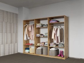 Set mobila dormitor 4 piese Stejar Levi C14