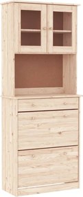 vidaXL Dulap înalt ALTA, 77x35x188 cm, lemn masiv de pin