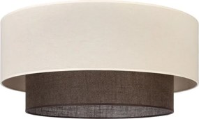 Brilagi - Plafonieră LED BOHO STYLE, 3xE27/15W/230V, Ø 60 cm, crem/maro