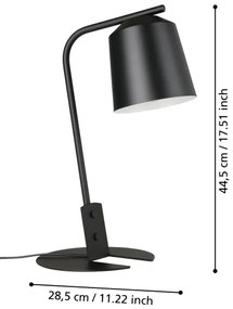 Eglo ONEDA 900393 - Lampă de masă 1xE27/40W/230V