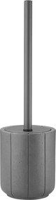 Perie de WC gri din polirășină Kua – Blomus